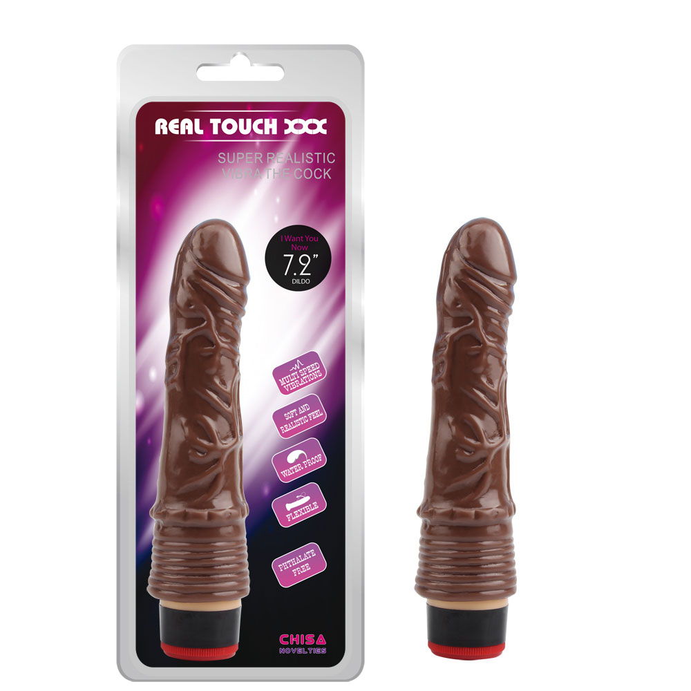 7,2″ Vibe Cock-Brown